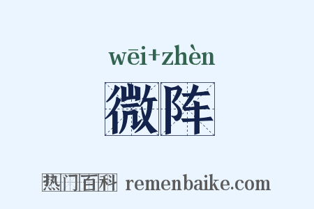 微阵是什么意思的图片
